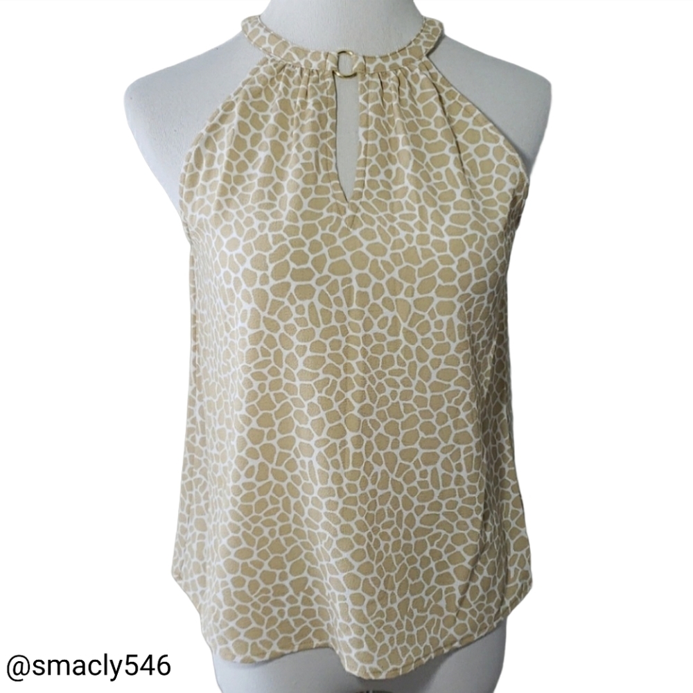 MICHAEL Michael Kors Halter Keyhole Top Sz Small